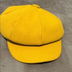 Yellow Newsboy Cap